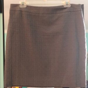Ann Taylor LOFT Textured Pencil Skirt Grey Size 10 Business Casual‎ Office